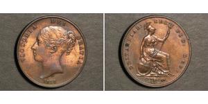 1 Penny Vereinigtes Königreich von Großbritannien und Irland (1801-1922)  Victoria (1819 - 1901)