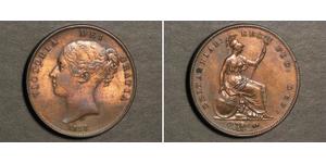 1 Penny Vereinigtes Königreich von Großbritannien und Irland (1801-1922)  Victoria (1819 - 1901)