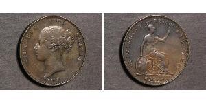 1 Penny Vereinigtes Königreich von Großbritannien und Irland (1801-1922)  Victoria (1819 - 1901)