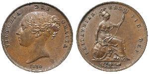 1 Penny 大不列颠及爱尔兰联合王国 (1801 - 1922)  维多利亚 (英国君主)