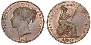 1 Penny 大不列颠及爱尔兰联合王国 (1801 - 1922)  维多利亚 (英国君主)