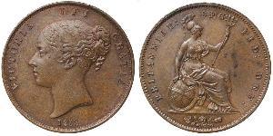 1 Penny 大不列颠及爱尔兰联合王国 (1801 - 1922)  维多利亚 (英国君主)