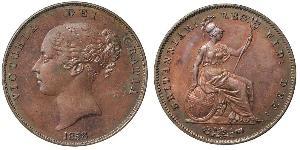 1 Penny 大不列颠及爱尔兰联合王国 (1801 - 1922)  维多利亚 (英国君主)