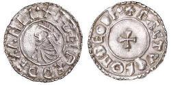 1 Penny 英格兰王国 銀 决策无方者埃塞尔雷德 (1016 - 1013)
