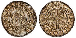 1 Penny 英格兰王国 銀 Cnut (985 -1035)