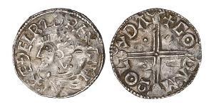 1 Penny 英格兰王国 銀 决策无方者埃塞尔雷德 (1016 - 1013)
