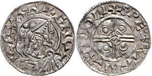 1 Penny 英格兰王国 銀 Cnut (985 -1035)