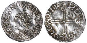 1 Penny 英格兰王国 銀 决策无方者埃塞尔雷德 (1016 - 1013)