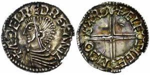 1 Penny 英格兰王国 銀 决策无方者埃塞尔雷德 (1016 - 1013)