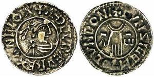 1 Penny 英格兰王国 銀 决策无方者埃塞尔雷德 (1016 - 1013)