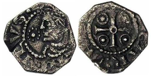 1 Penny 英格兰王国 銀 亨利一世 (英格兰) (1068 - 1135)