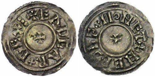 1 Penny 英格兰王国 銀 Edgar (943-975)