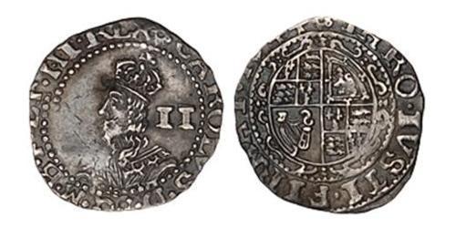 1 Penny 英格兰王国 銀 查理一世 (英格蘭) (1600 - 1649)