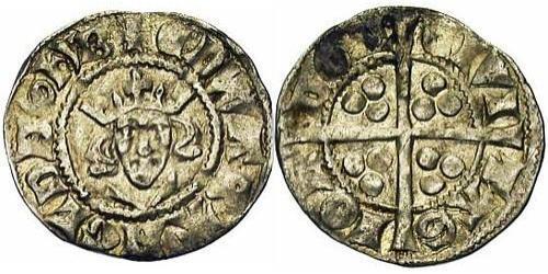 1 Penny 英格兰王国 銀 Edward I (1239 - 1307)