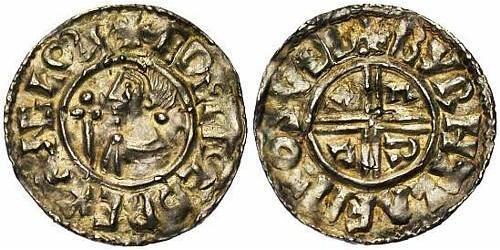 1 Penny 英格兰王国 銀 决策无方者埃塞尔雷德 (1016 - 1013)