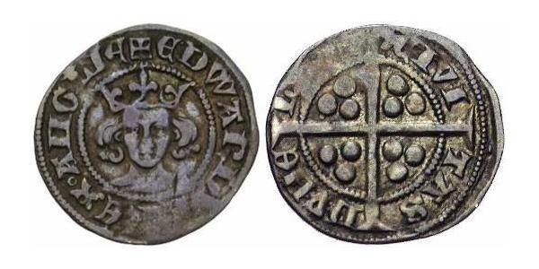 1 Penny 英格兰王国 銀 爱德华三世 (英格兰) (1312-1377)