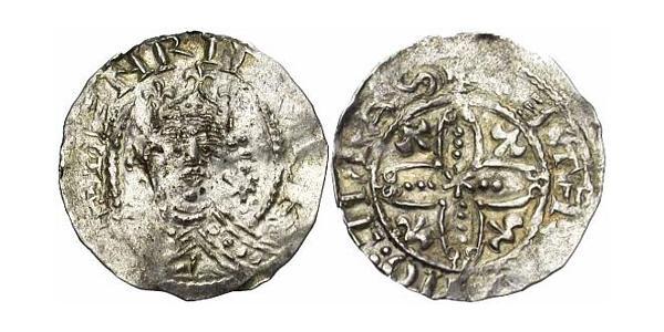 1 Penny 英格兰王国 銀 亨利一世 (英格兰) (1068 - 1135)
