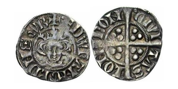 1 Penny 英格兰王国 銀 Edward I (1239 - 1307)