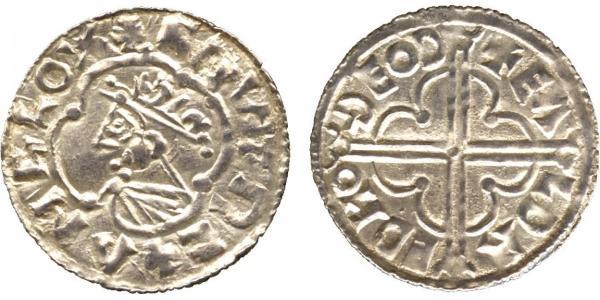 1 Penny 英格兰王国 銀 Cnut (985 -1035)
