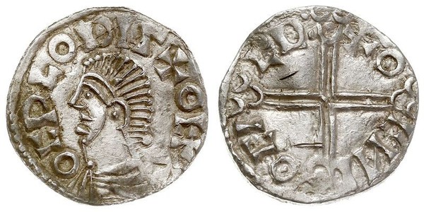 1 Penny 英格兰王国 銀 决策无方者埃塞尔雷德 (1016 - 1013)