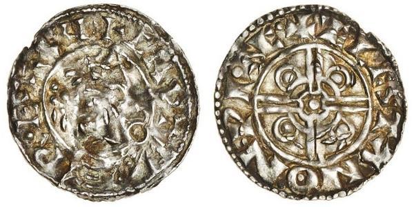 1 Penny 英格兰王国 銀 Cnut (985 -1035)