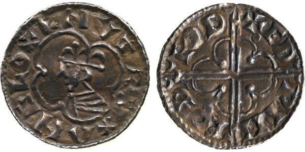 1 Penny 英格兰王国 銀 Cnut (985 -1035)