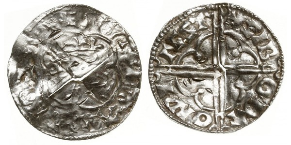 1 Penny 英格兰王国 銀 Cnut (985 -1035)