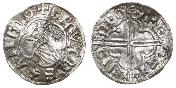 1 Penny 英格兰王国 銀 Cnut (985 -1035)