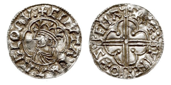 1 Penny 英格兰王国 銀 Cnut (985 -1035)
