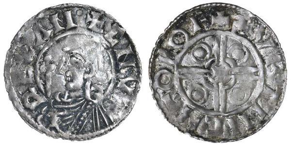 1 Penny 英格兰王国 銀 Cnut (985 -1035)