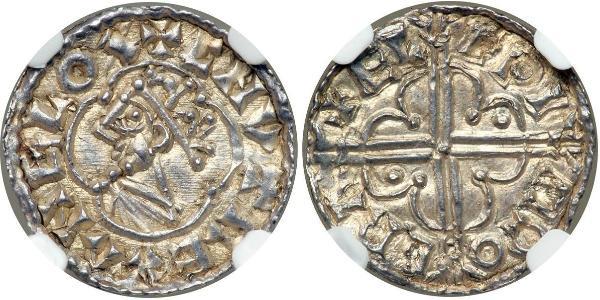 1 Penny 英格兰王国 銀 Cnut (985 -1035)