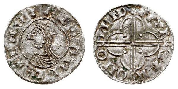 1 Penny 英格兰王国 銀 Cnut (985 -1035)