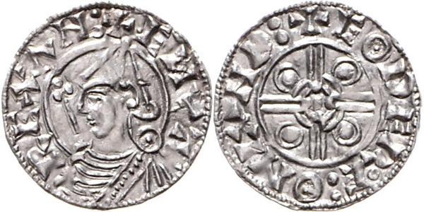 1 Penny 英格兰王国 銀 Cnut (985 -1035)