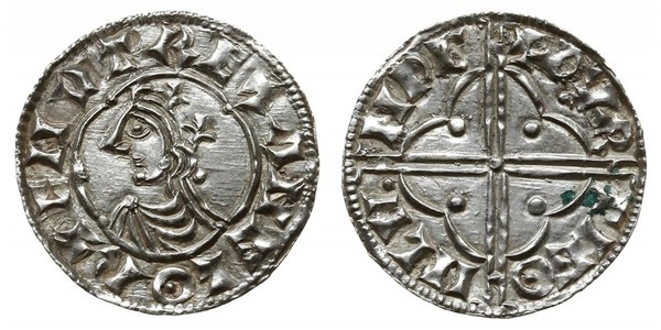 1 Penny 英格兰王国 銀 Cnut (985 -1035)