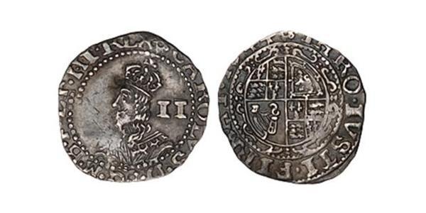 1 Penny 英格兰王国 銀 查理一世 (英格蘭) (1600 - 1649)