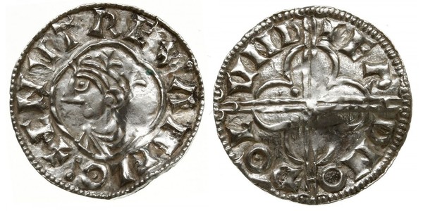 1 Penny 英格兰王国 銀 Cnut (985 -1035)