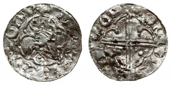 1 Penny 英格兰王国 銀 Cnut (985 -1035)
