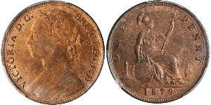 1 Penny 大不列颠及爱尔兰联合王国 (1801 - 1922) 銅 维多利亚 (英国君主)