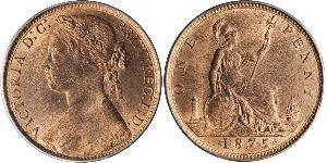 1 Penny 大不列颠及爱尔兰联合王国 (1801 - 1922) 銅 维多利亚 (英国君主)