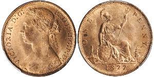 1 Penny 大不列颠及爱尔兰联合王国 (1801 - 1922) 銅 维多利亚 (英国君主)