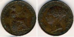 1 Penny 英国 銅 