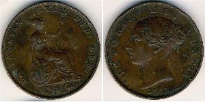 1 Penny 英国 銅 
