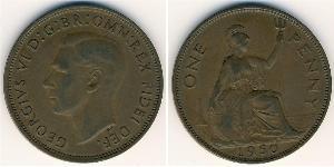 1 Penny 英国 銅 