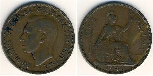 1 Penny 英国 銅 