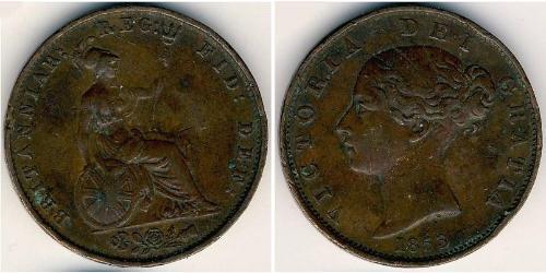 1 Penny 英国 銅 
