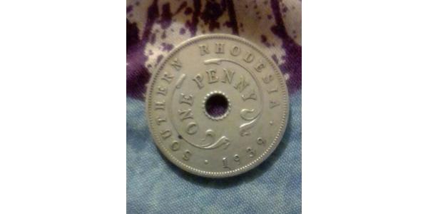 1 Penny 南羅德西亞 銅/镍 乔治六世 (1895-1952)