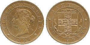 1 Penny 牙买加 銅/镍 维多利亚 (英国君主)