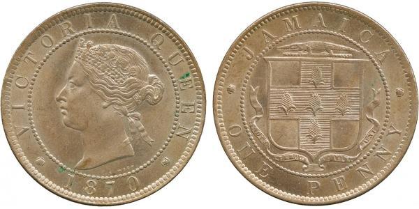 1 Penny 牙买加 銅/镍 维多利亚 (英国君主)