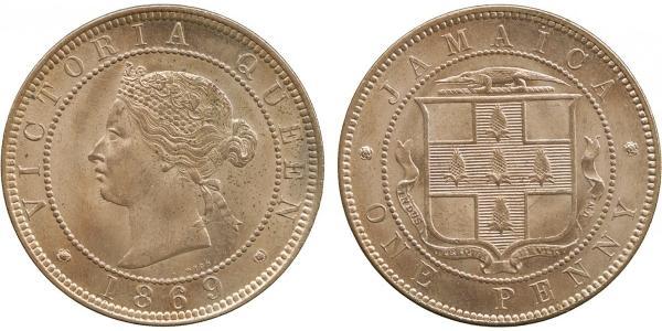 1 Penny 牙买加 銅/镍 维多利亚 (英国君主)
