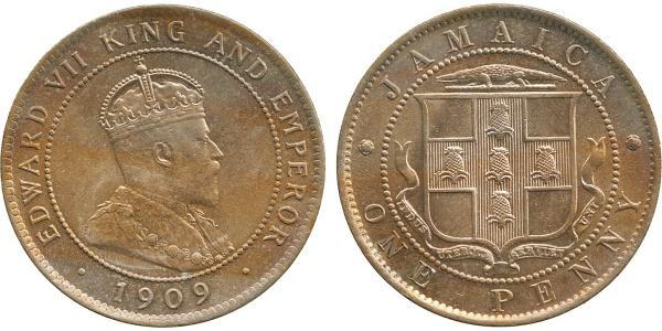 1 Penny 牙买加 銅/镍 爱德华七世 (1841-1910)